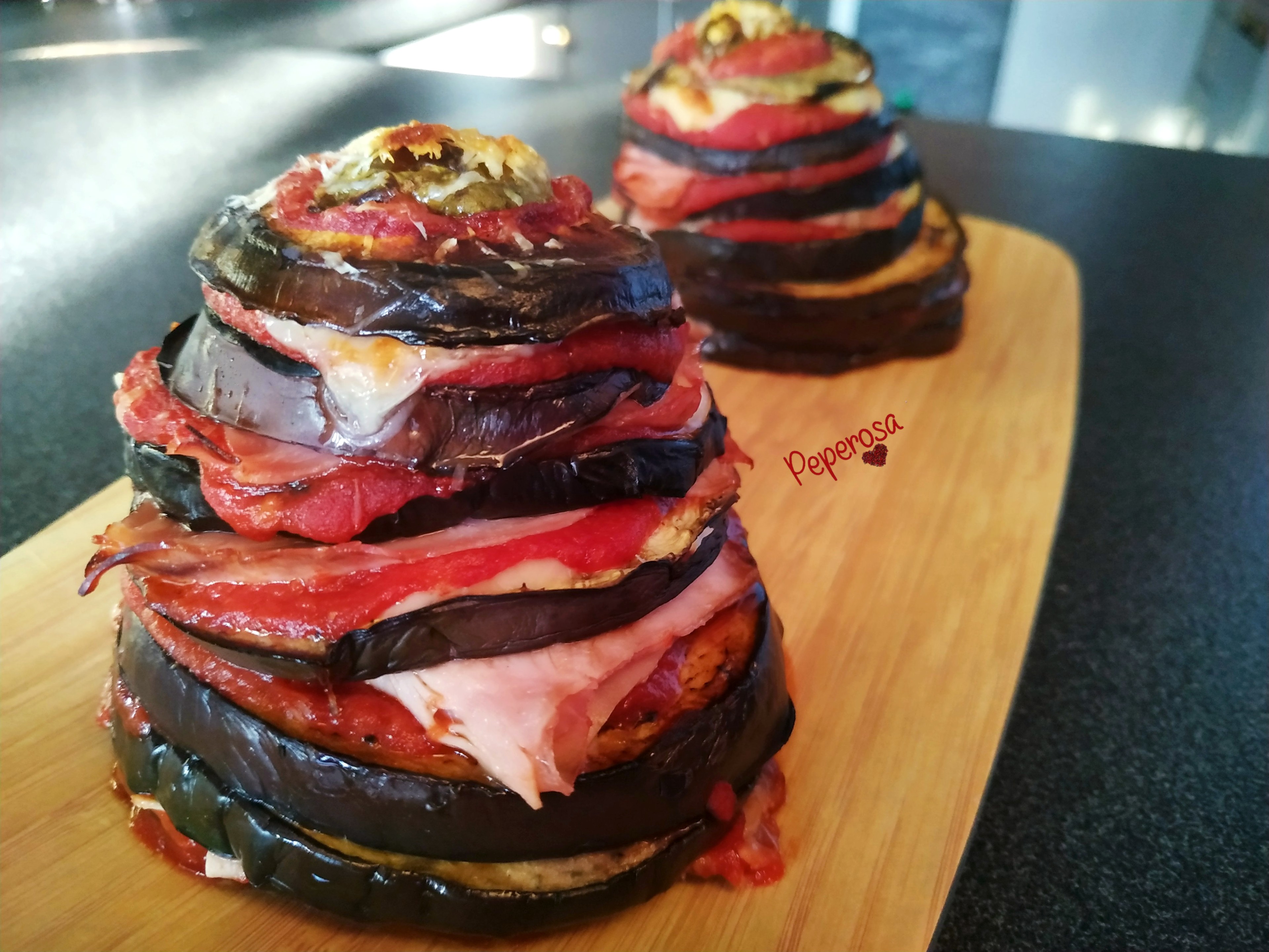 Melanzane alla parmigiana lite