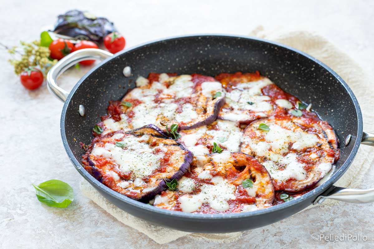 Melanzane alla pizzaiola in padella