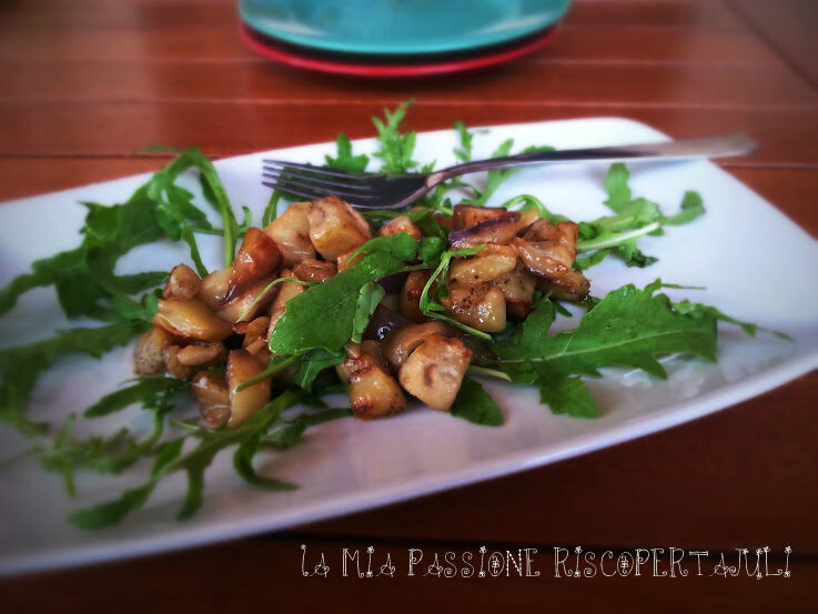 Melanzane con rucola