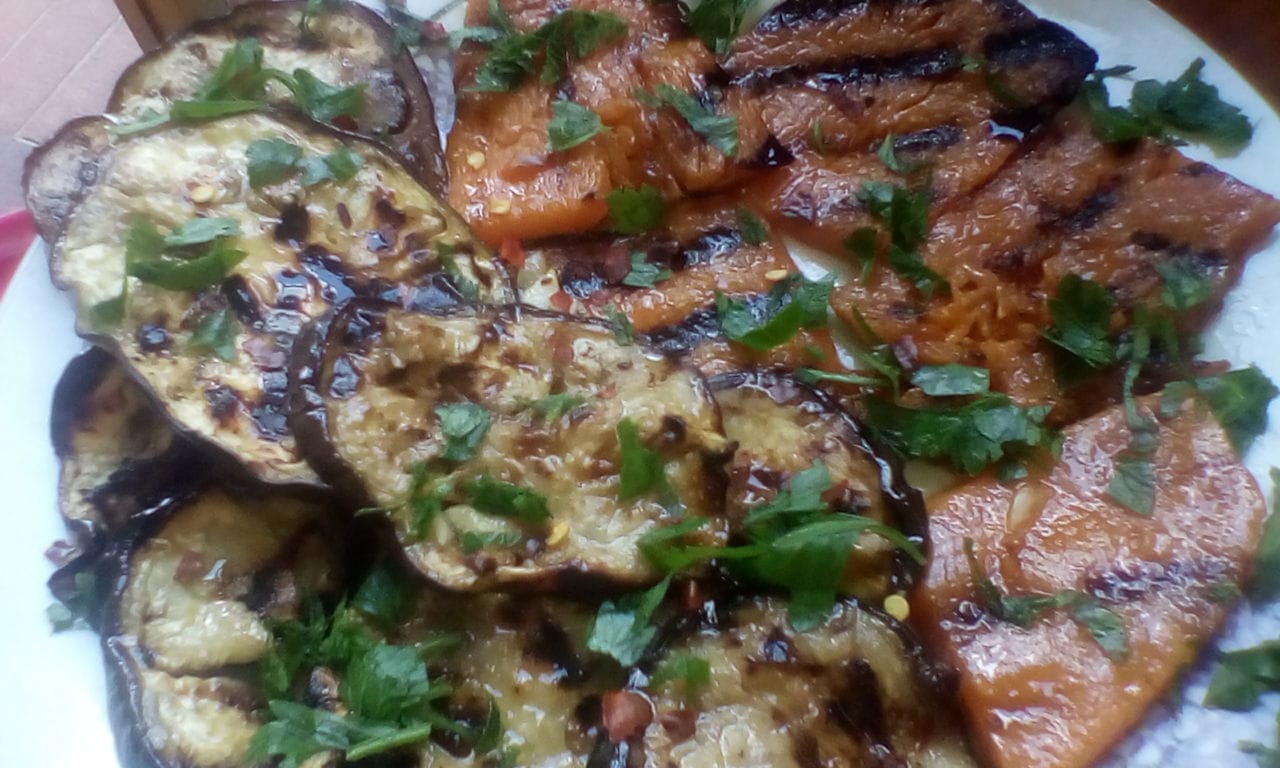 Melanzane e zucca grigliate
