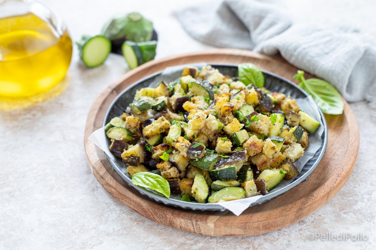 Melanzane e zucchine al forno gratinate