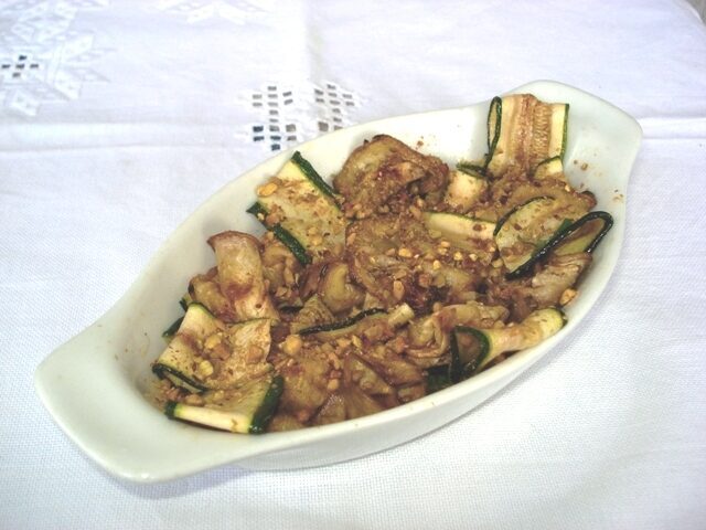 Melanzane e zucchine grigliate (per 2)