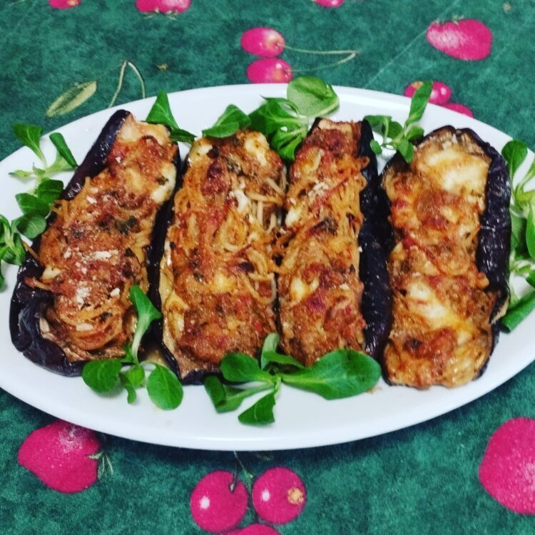 Melanzane gustose ripiene di pasta