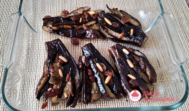 Melanzane in agrodolce a frangetta
