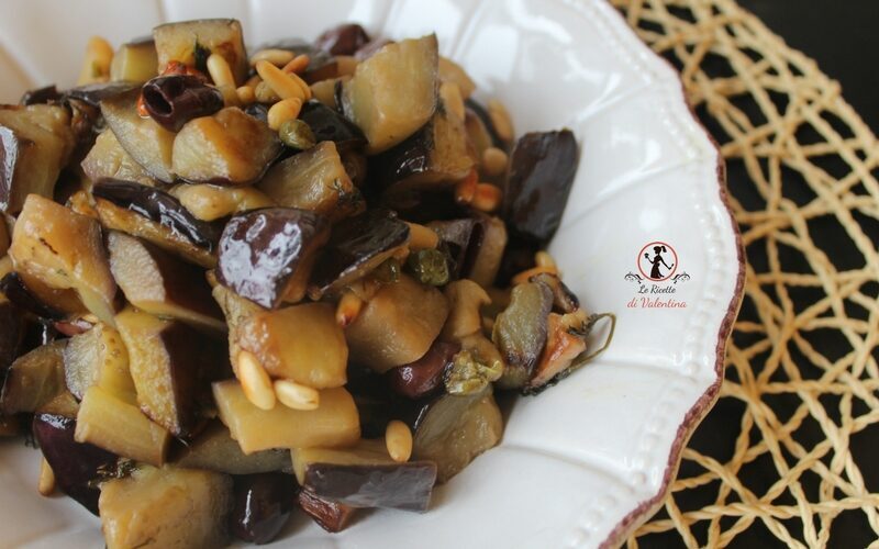 Melanzane in agrodolce con pinoli e olive (ricetta pentola a pressione elettrica)