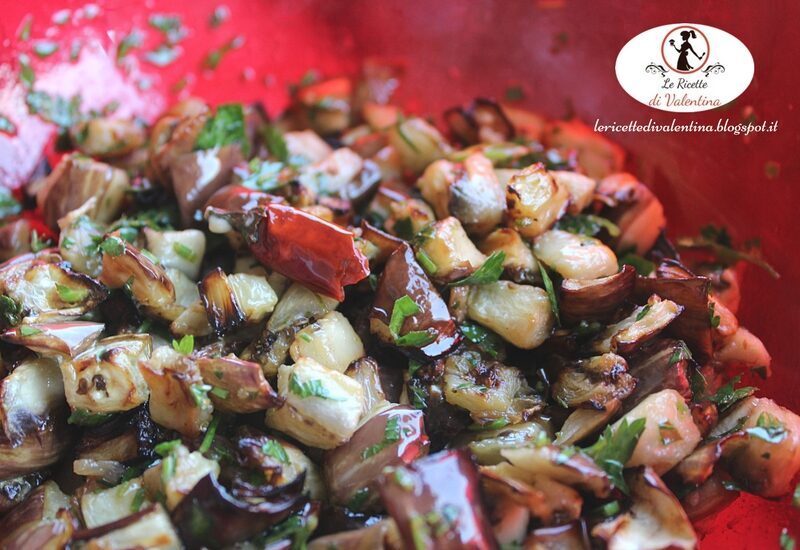 Melanzane in carpione, fritte con la friggitrice ad aria