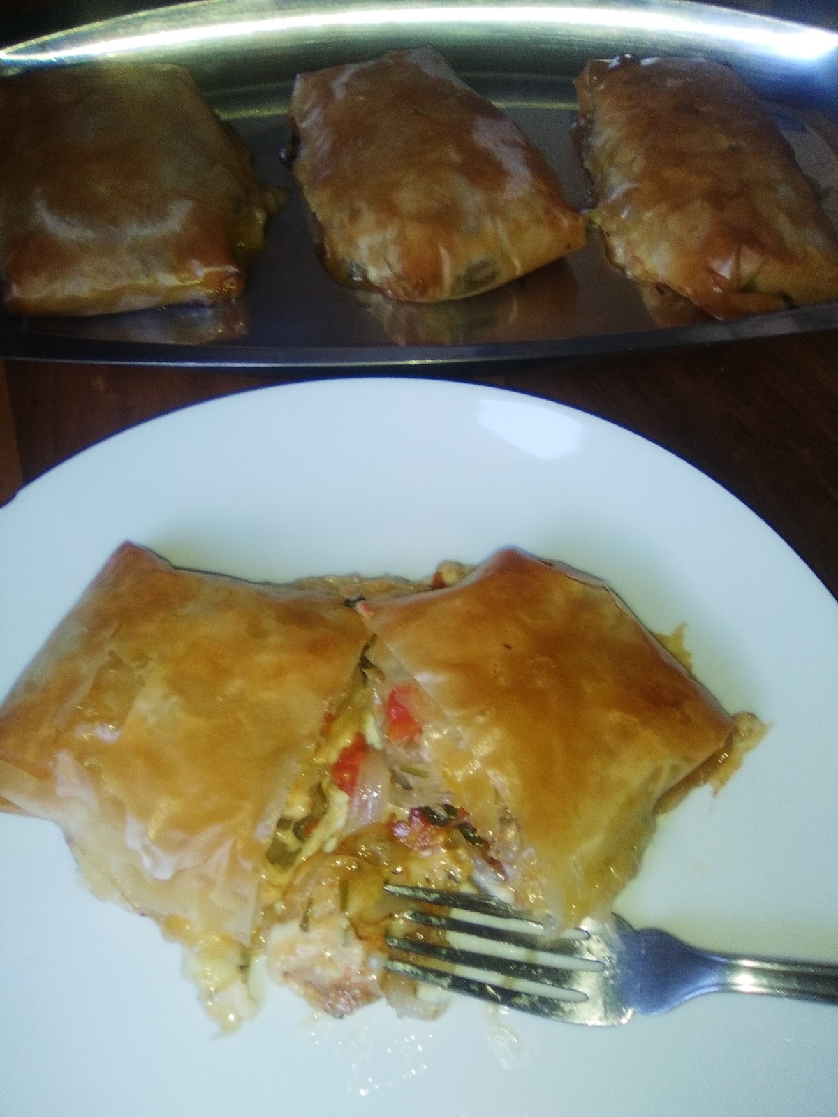 Melanzane in pasta fillo – imam bayildi di