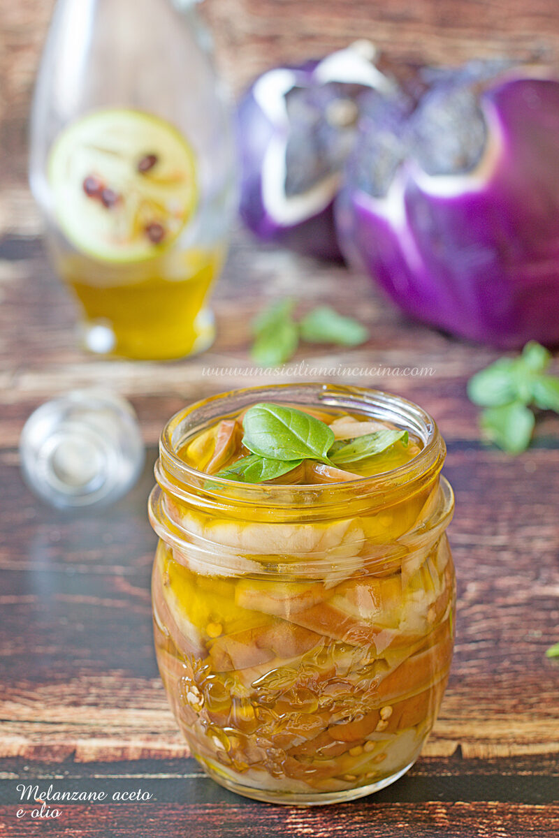 Melanzane olio e aceto ricetta della nonna