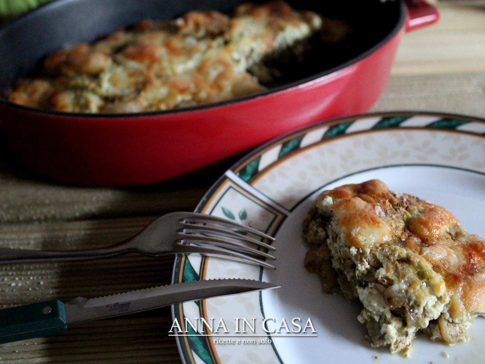 Melanzane pesto e ricotta