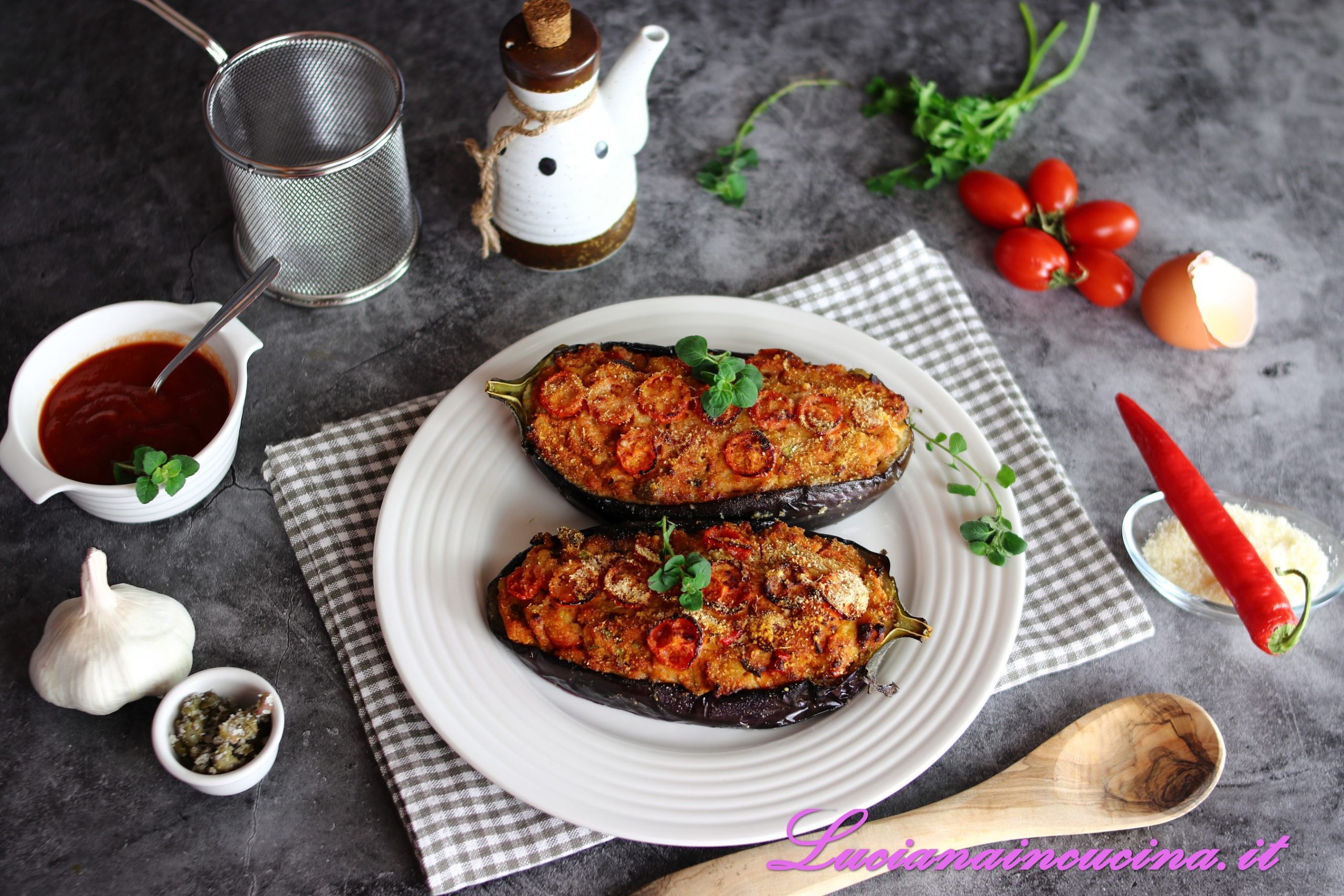 Melanzane ripiene al forno