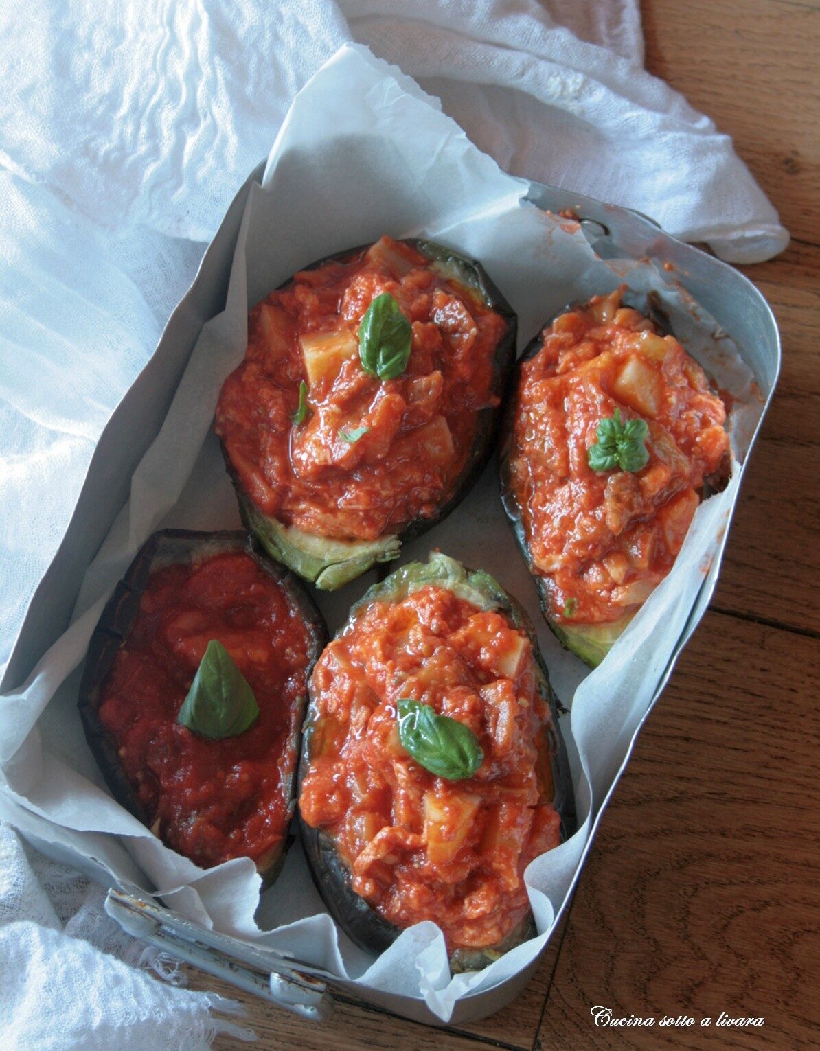 Melanzane ripiene alla calabrese