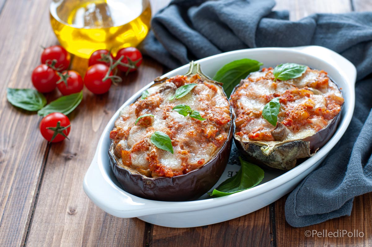 Melanzane ripiene alla pizzaiola