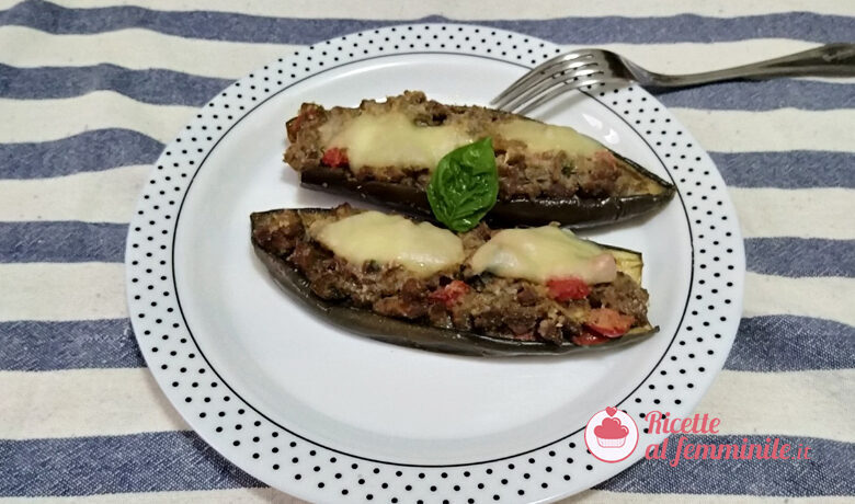 Melanzane ripiene di carne