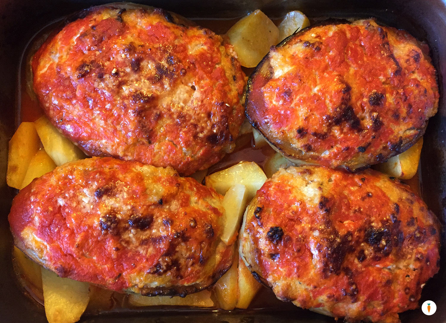 Melanzane ripiene veggie con le patate