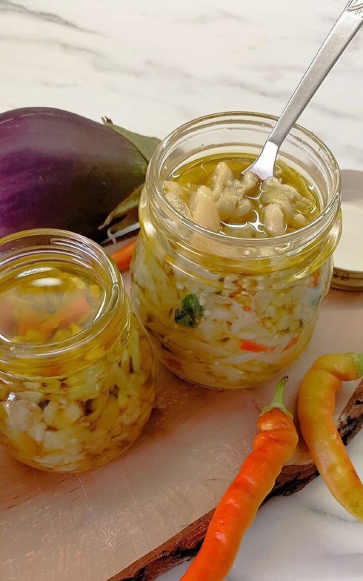 Melanzane sott’olio alla pugliese