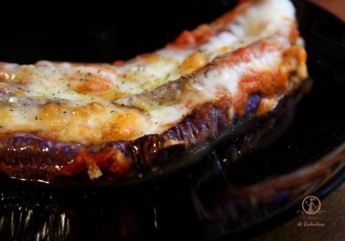 Melanzane violette al pecorino in friggitrice ad aria