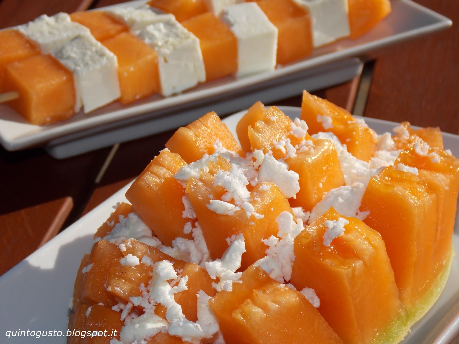 Melone e feta