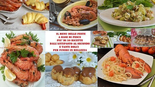 Menu di pesce per capodanno: dall’antipasto al dolce