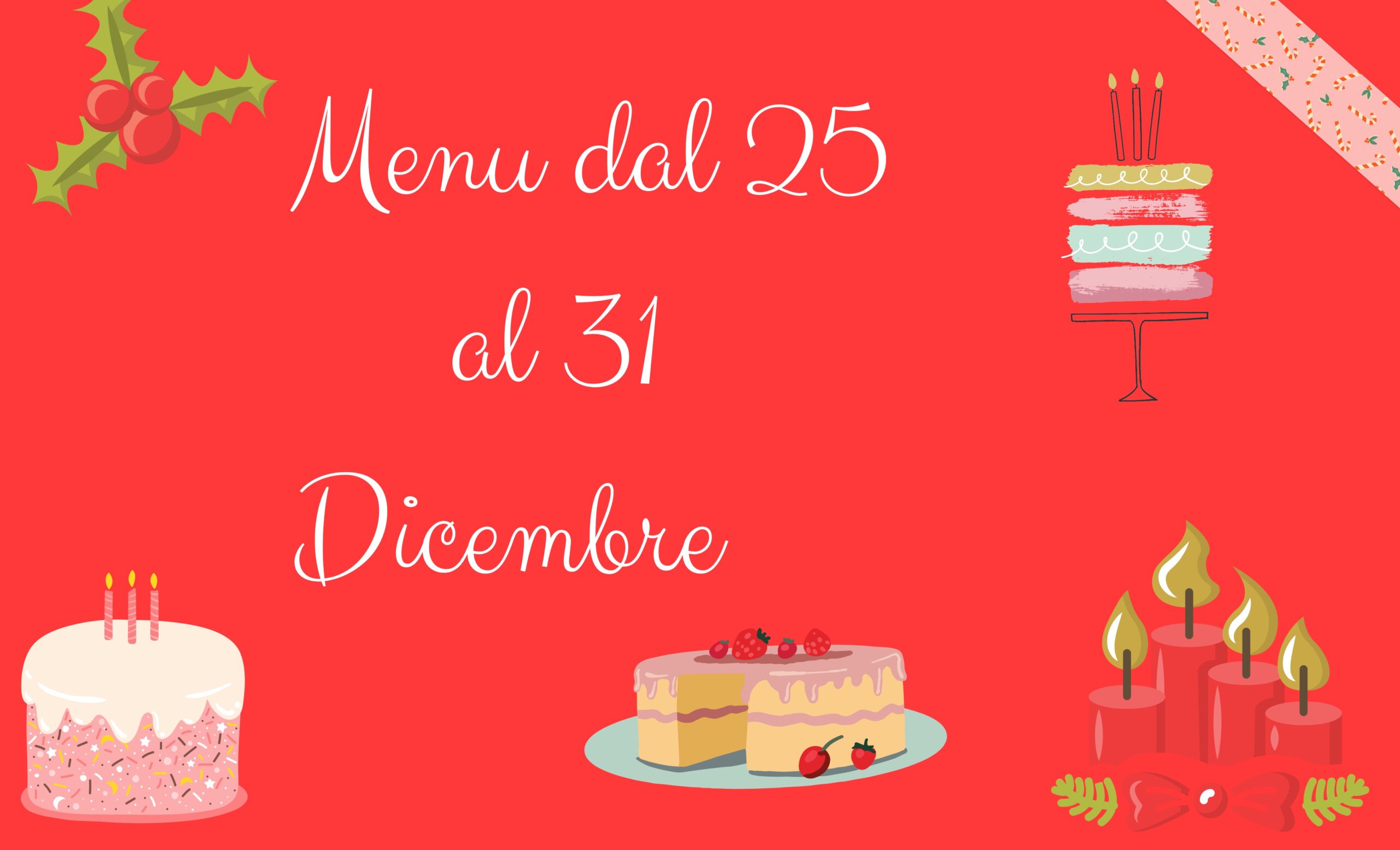 Menu’ settimana di capodanno tante ricette facili e veloci