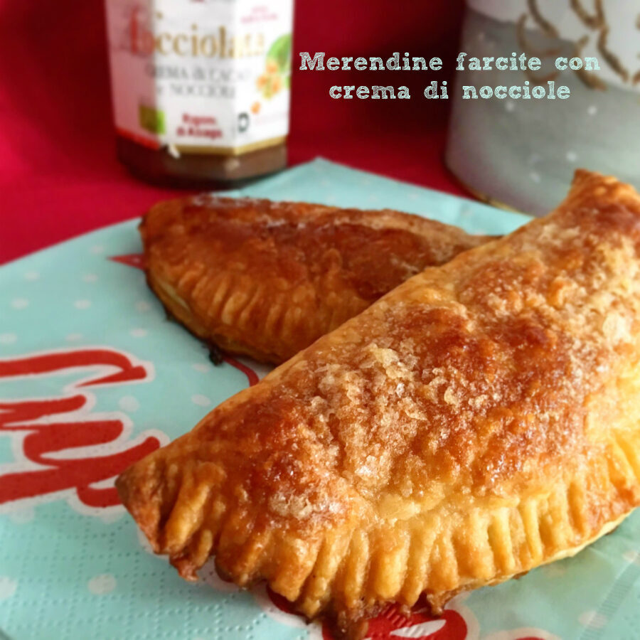 Merendine farcite con crema di nocciole