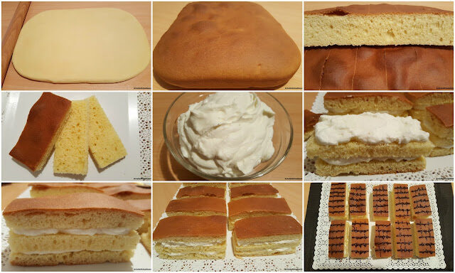 Merendine simile al kinder brioss fatte in casa con crema al latte condensato