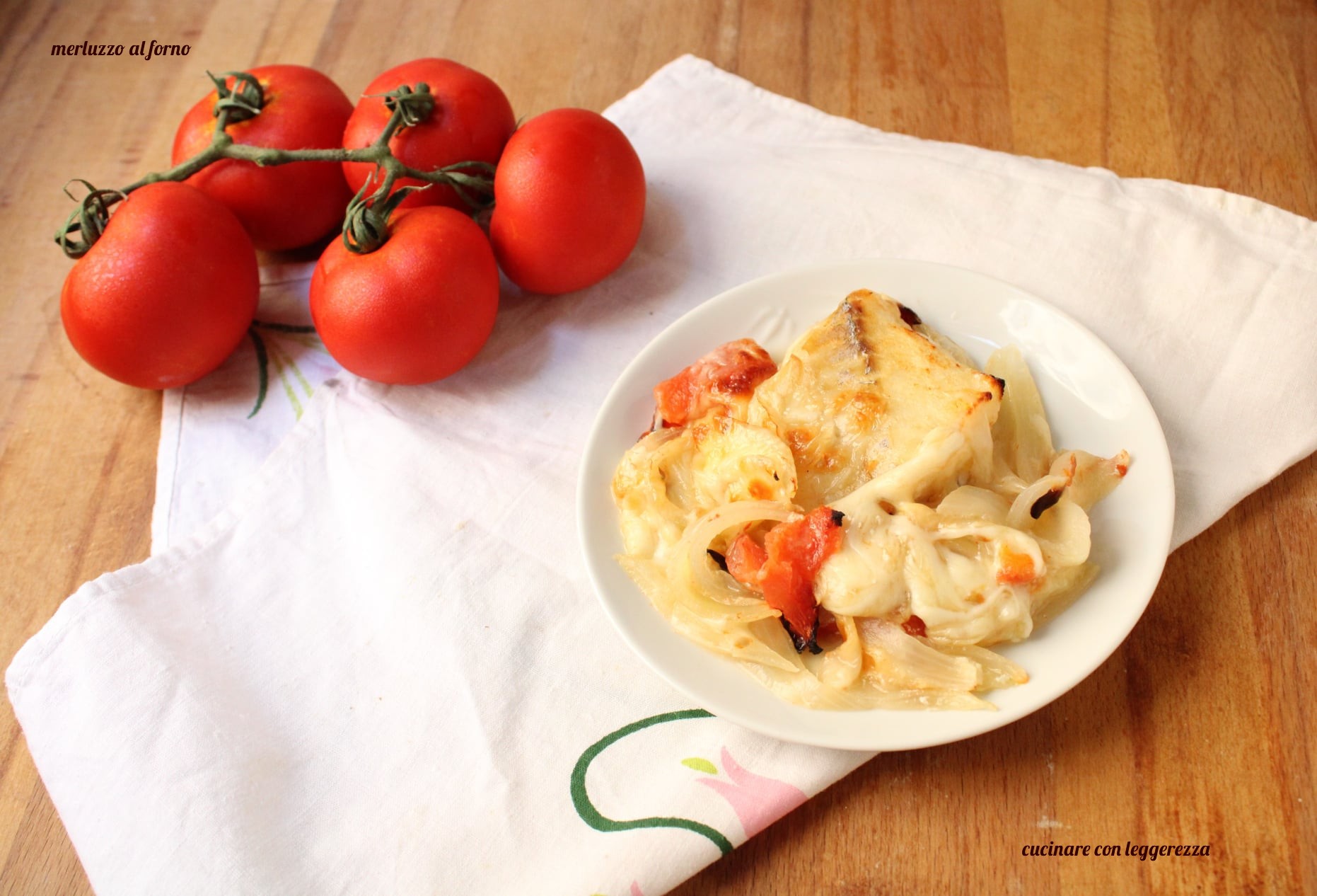 Merluzzo al forno