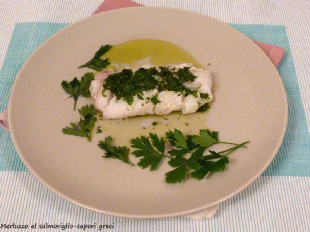Merluzzo al salmoriglio