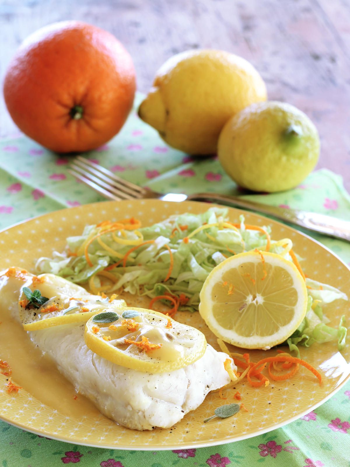 Merluzzo al vapore di agrumi (in instant pot)