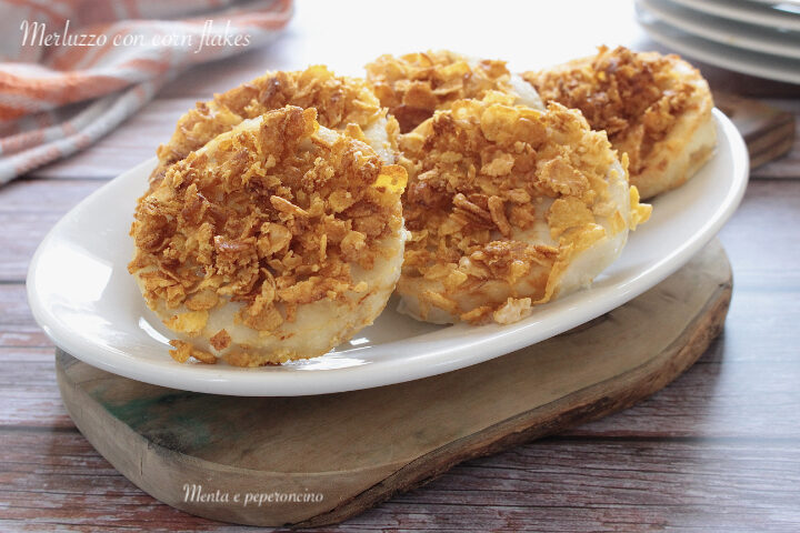 Merluzzo con corn flakes