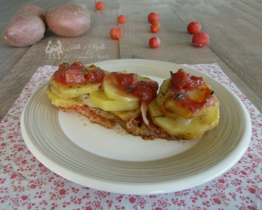 Merluzzo e patate a sfincione