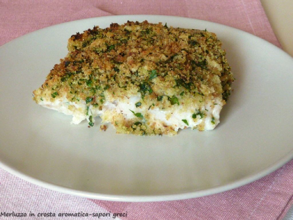 Merluzzo in crosta aromatica