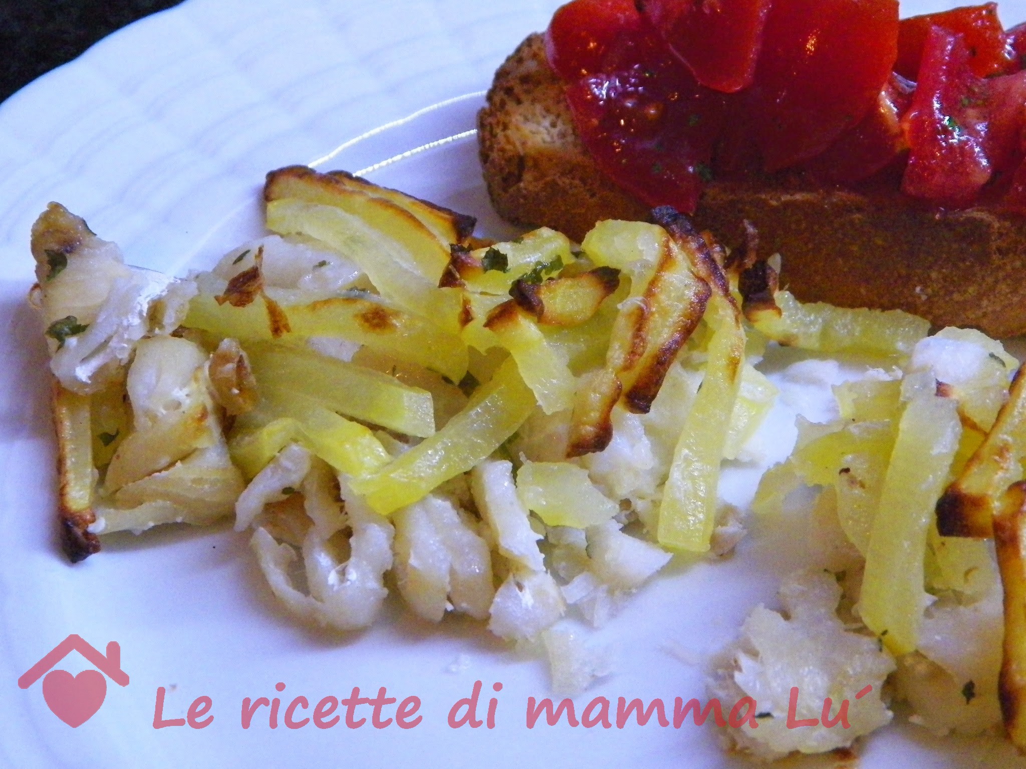 Merluzzo in crosta di patate