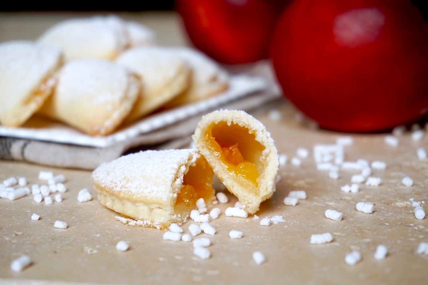 Mezzelune alle pesche