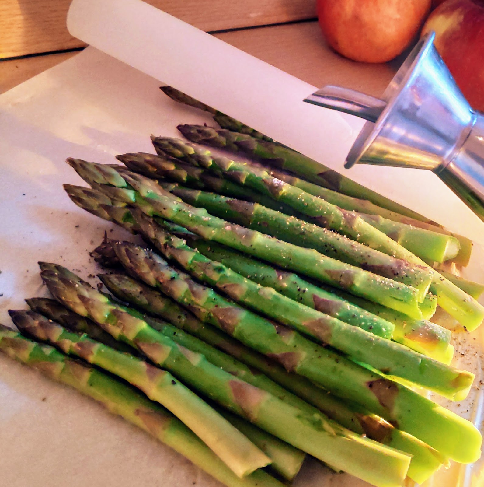 Micro asparagi al cartoccio!