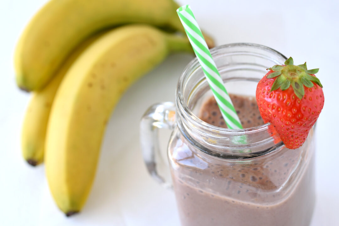 Milkshake vegano al cioccolato