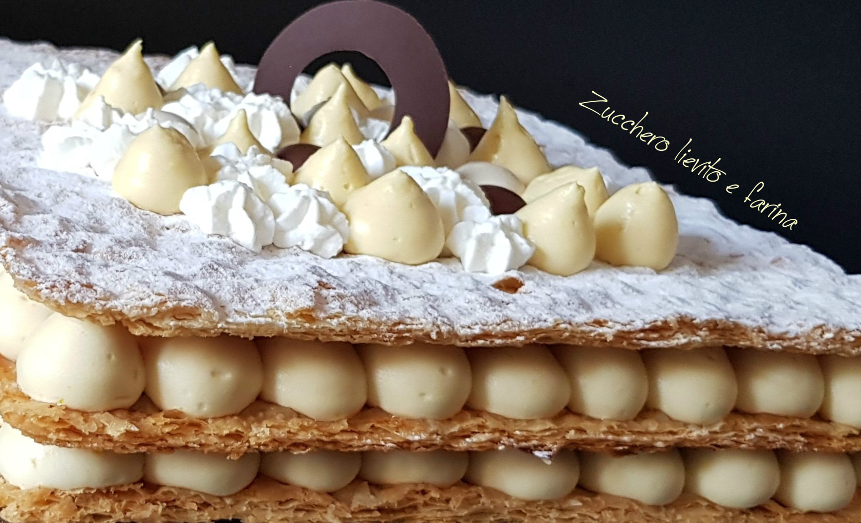 Millefoglie alla chantilly di zabaione