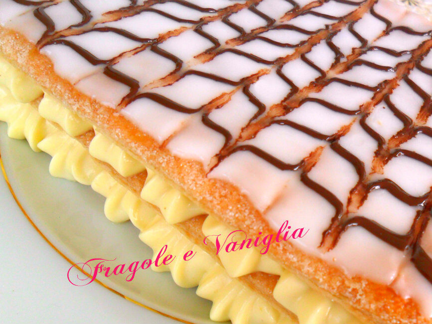 Millefoglie alla crema chantilly