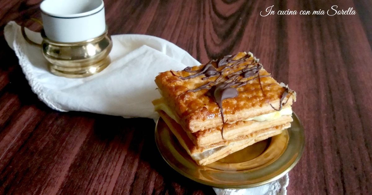 Millefoglie alla crema chantilly
