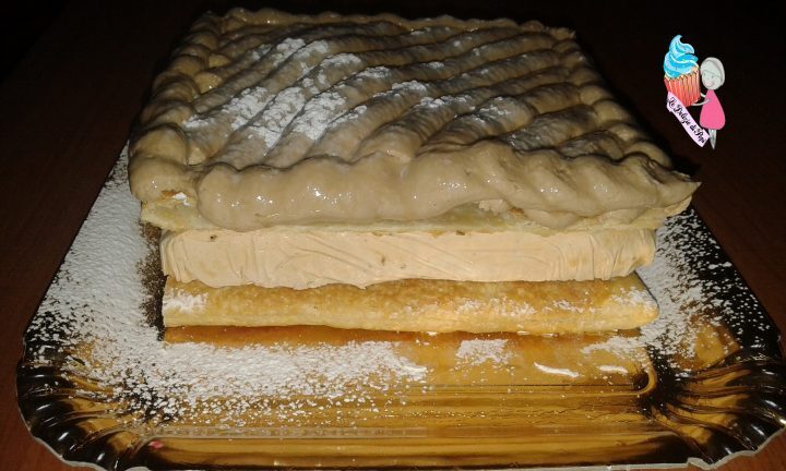 Millefoglie con mousse al caffè