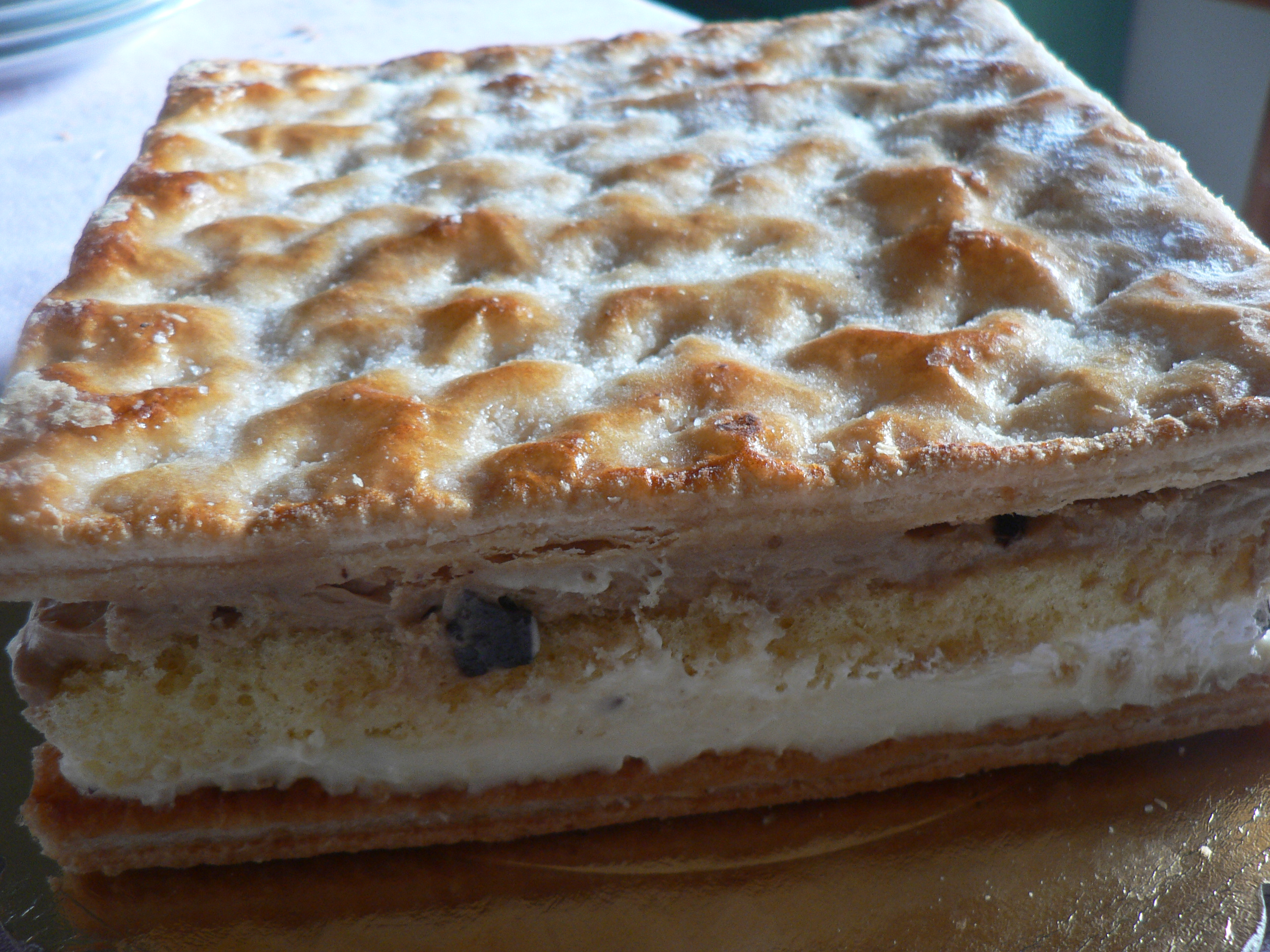 Millefoglie con pan di spagna e crema al caffè | Noi due in cucina