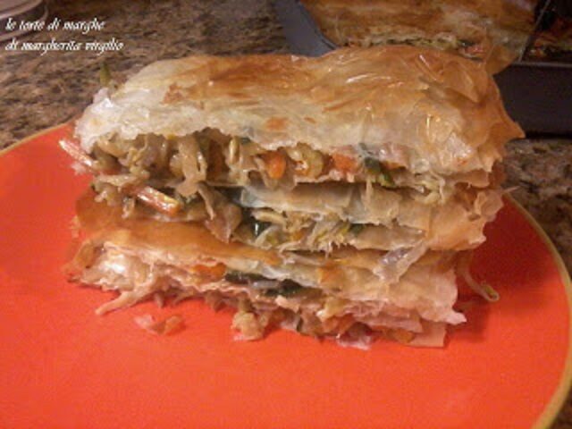 Millefoglie con verdure