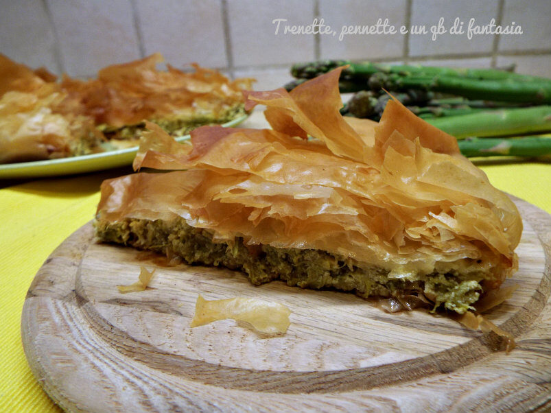 Millefoglie di asparagi e ricotta