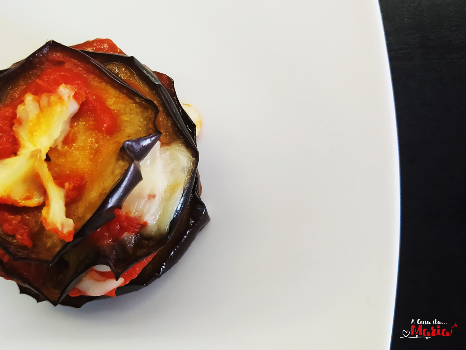Millefoglie di parmigiana alla melanzana
