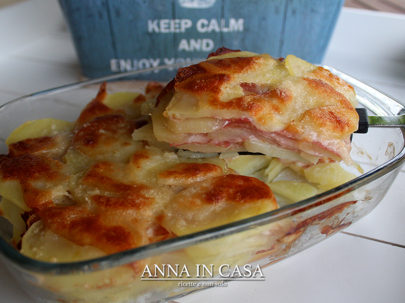 Millefoglie di patate e speck