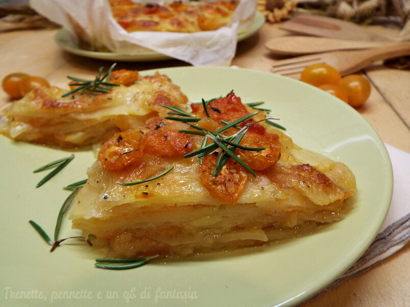Millefoglie di patate e zucca