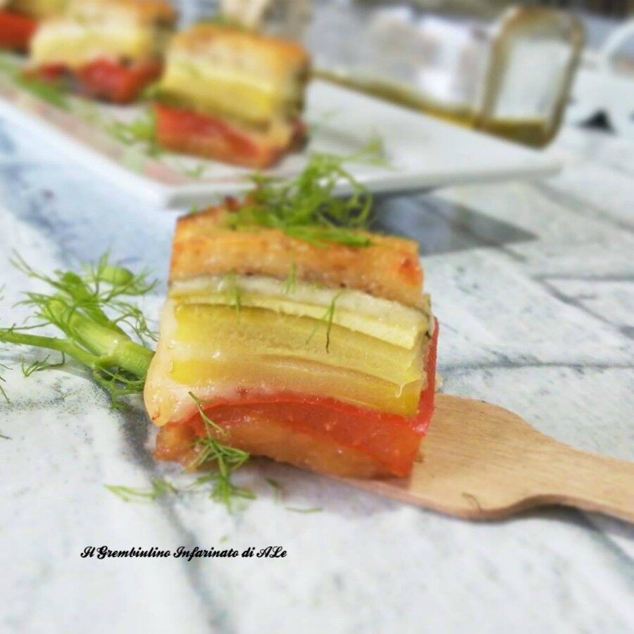 Millefoglie di verdure