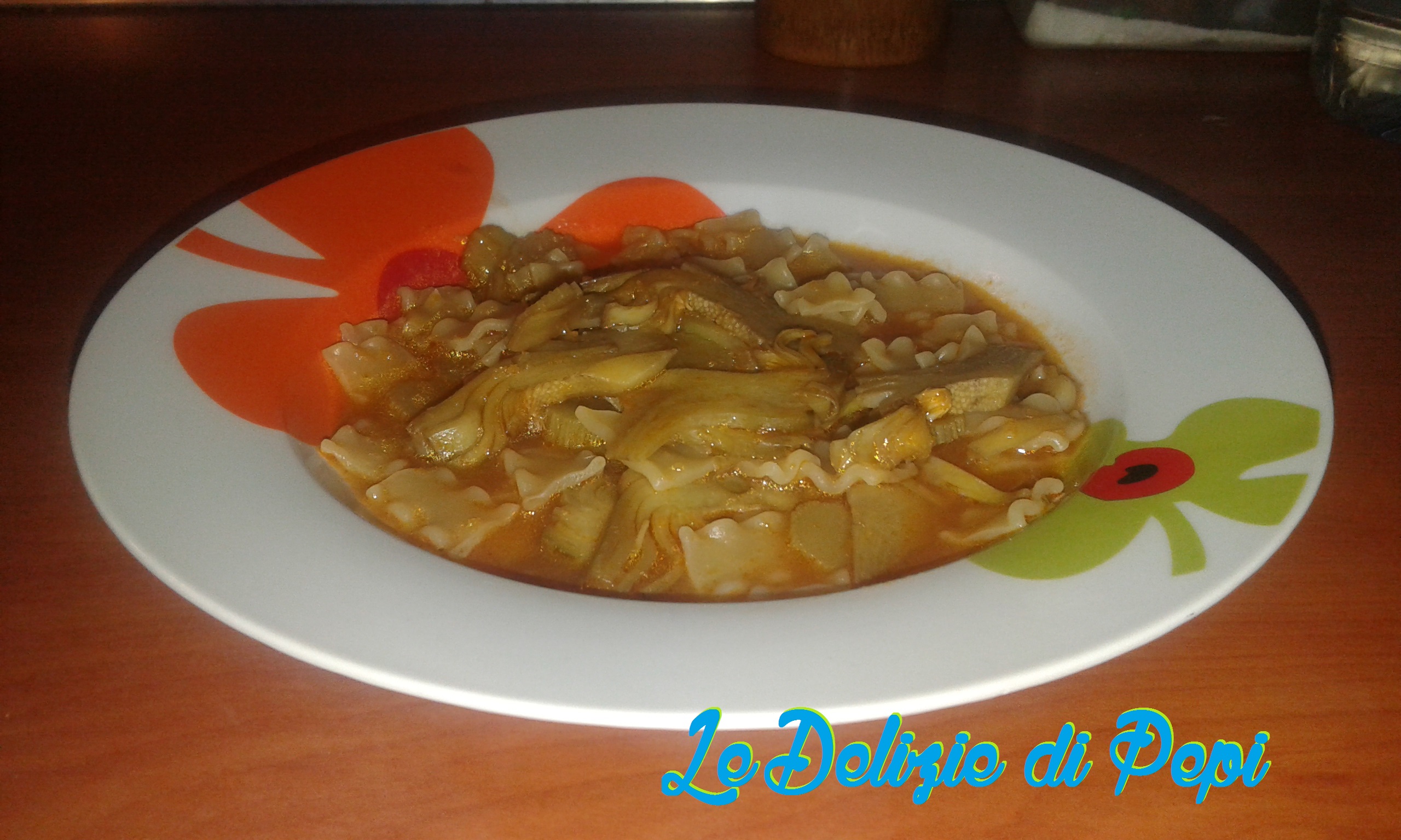 Minestra con carciofi
