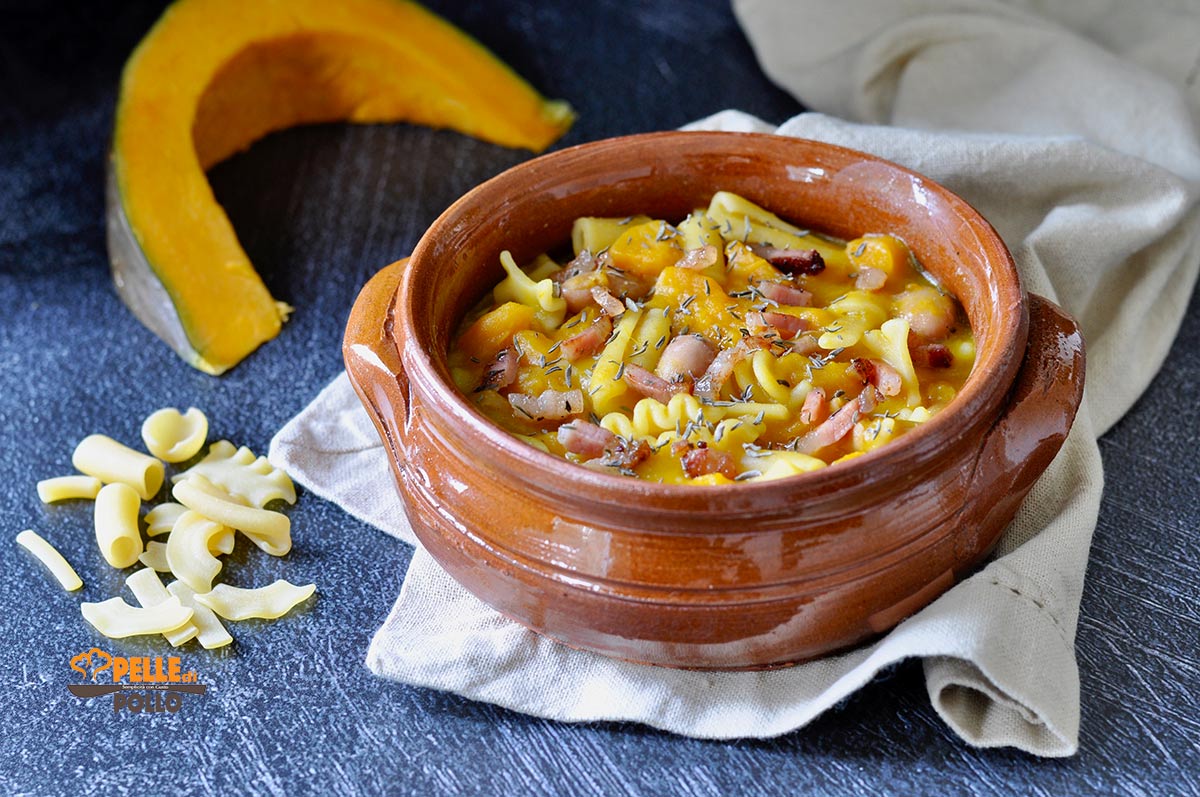 Minestra di fagioli e zucca