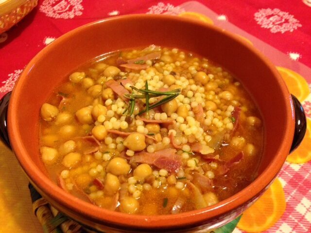 Minestra di fregola e ceci