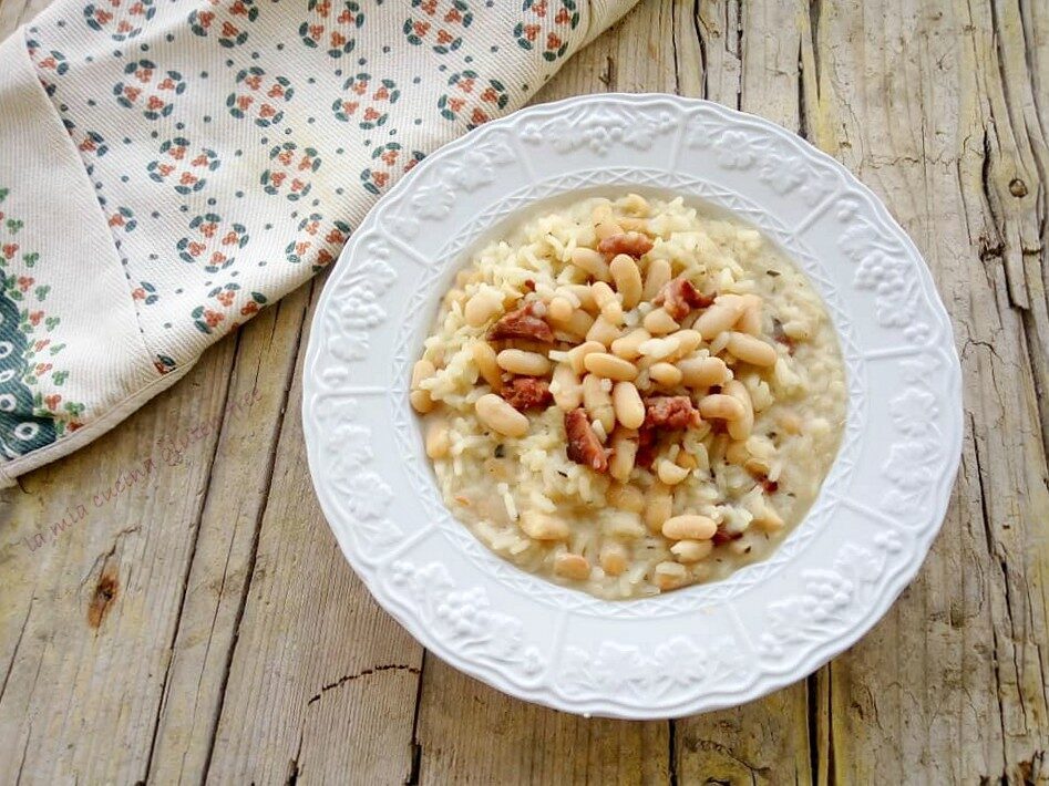 Minestra di riso e fagioli